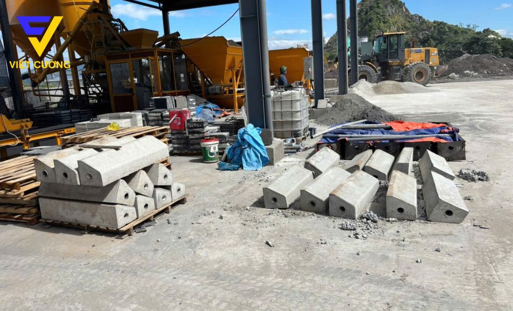 Hình ảnh sản xuất bó vỉa