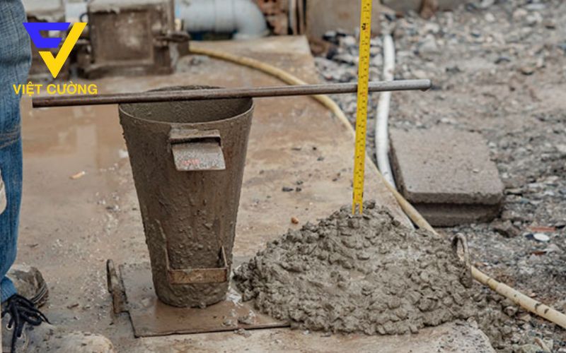 Hướng dẫn kiểm tra độ sụt bê tông