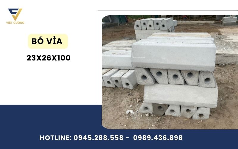 Bó vỉa 23x26x100 (cm) Việt Cường