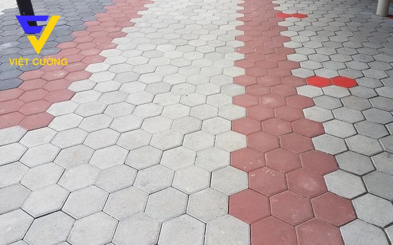 Gạch block lục giác