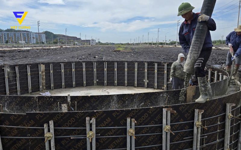 Cách trộn bê tông tươi