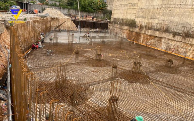 Xử lý phần bê tông giao nhau giữa cột - dầm - sàn